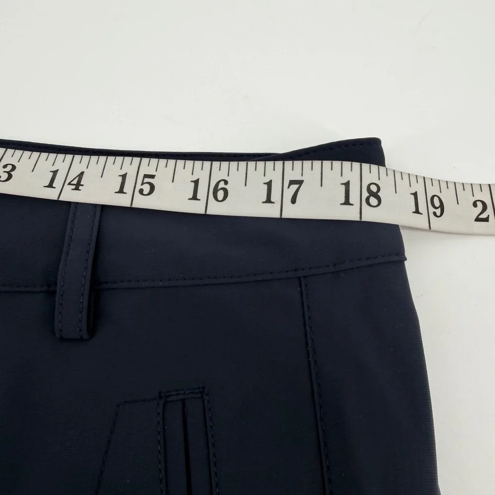 Chervo Golf Shorts Mens 36 Navy Blue Golf Tex Performance Stretch Flat Front New